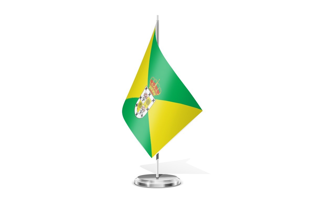 Bandera de mesa de Nava de la Asunción