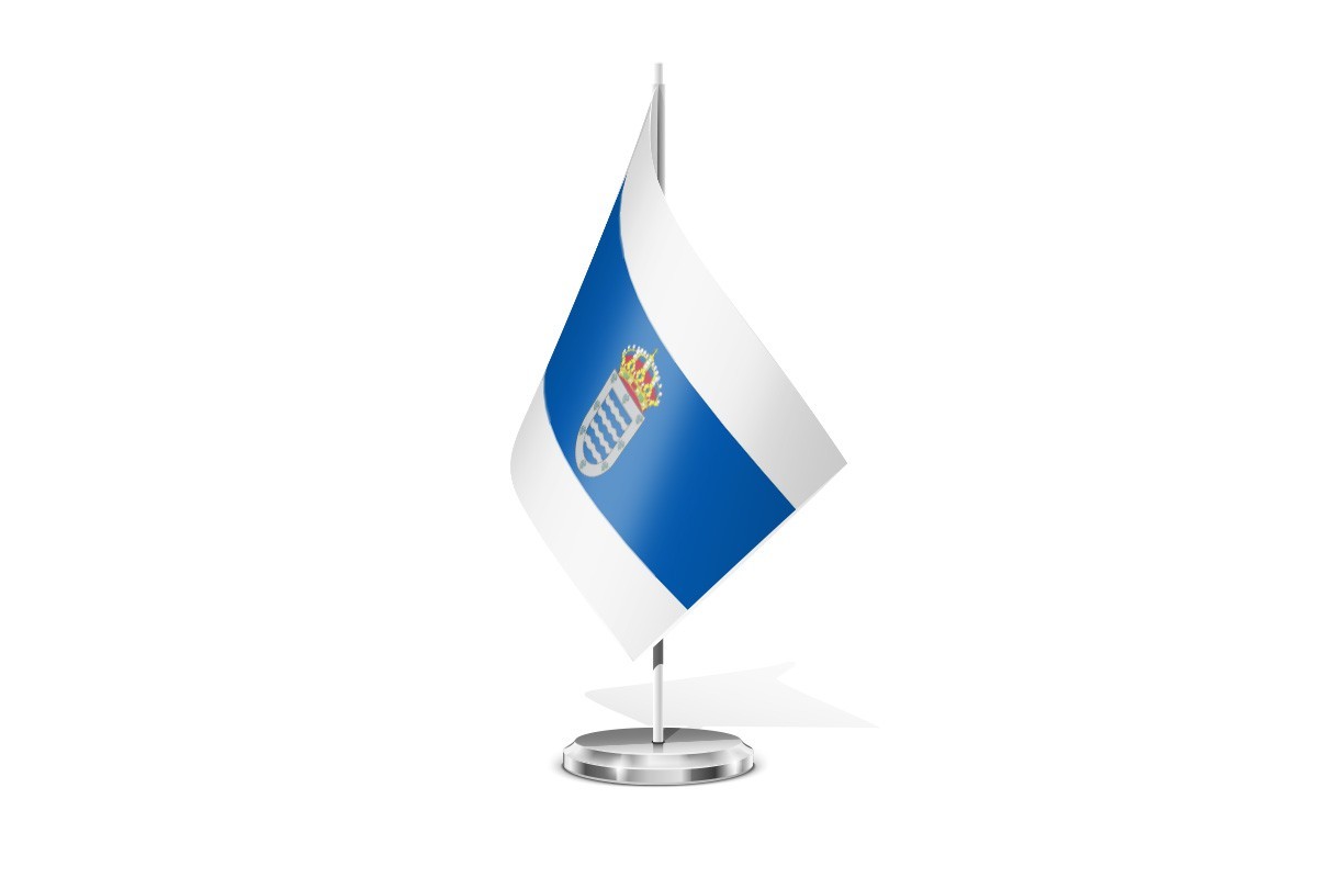 Bandera de mesa de San Cristóbal de Segovia