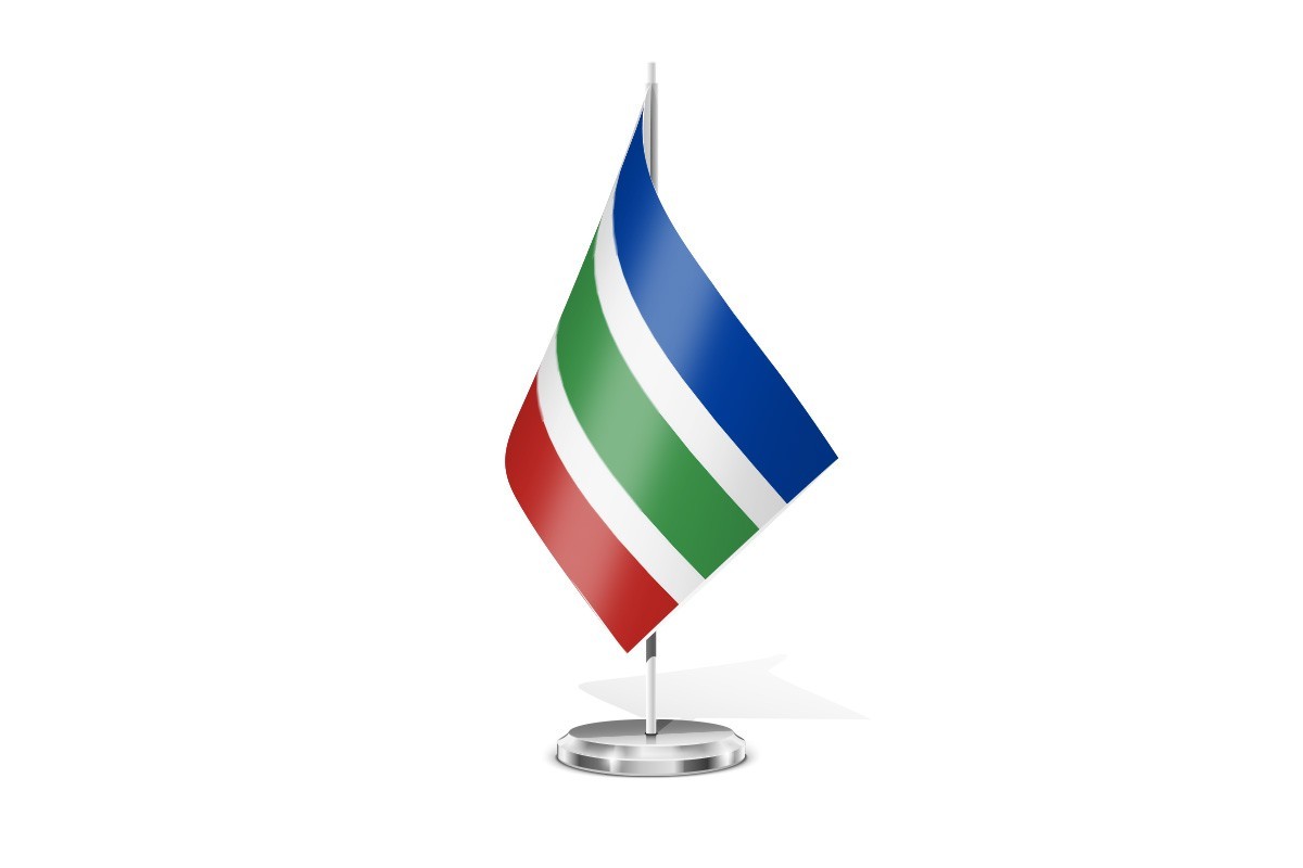 Bandera de mesa de Trescasas