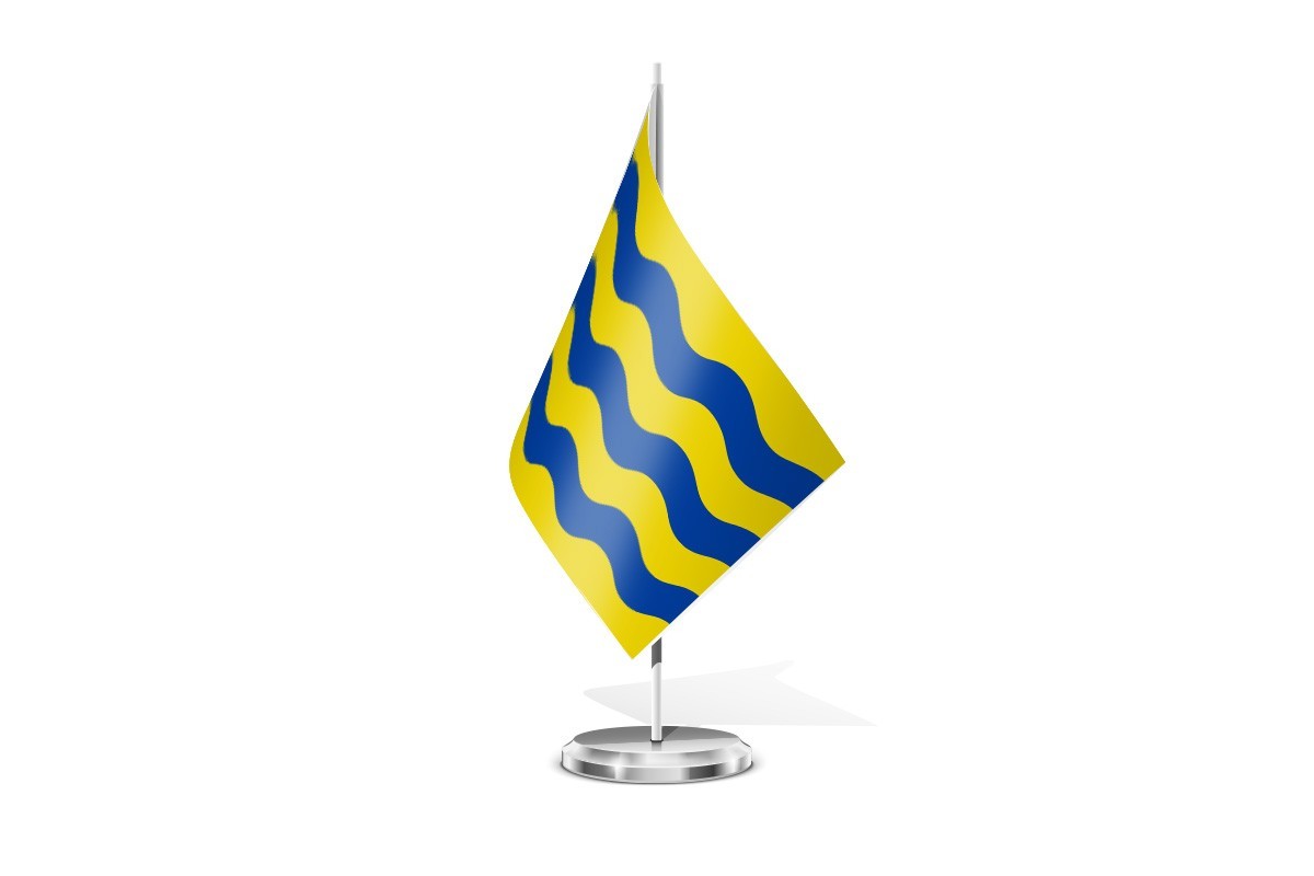 Bandera de mesa de Urueñas