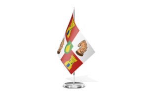 Bandera de mesa de Vallelado 123