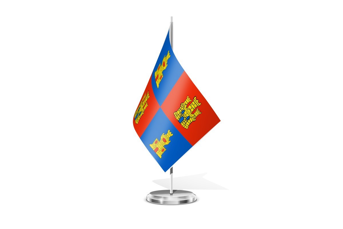 Bandera de mesa de Villacastín