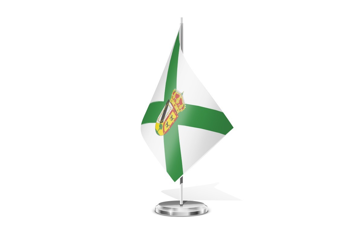 Bandera de mesa de Villaverde de Íscar