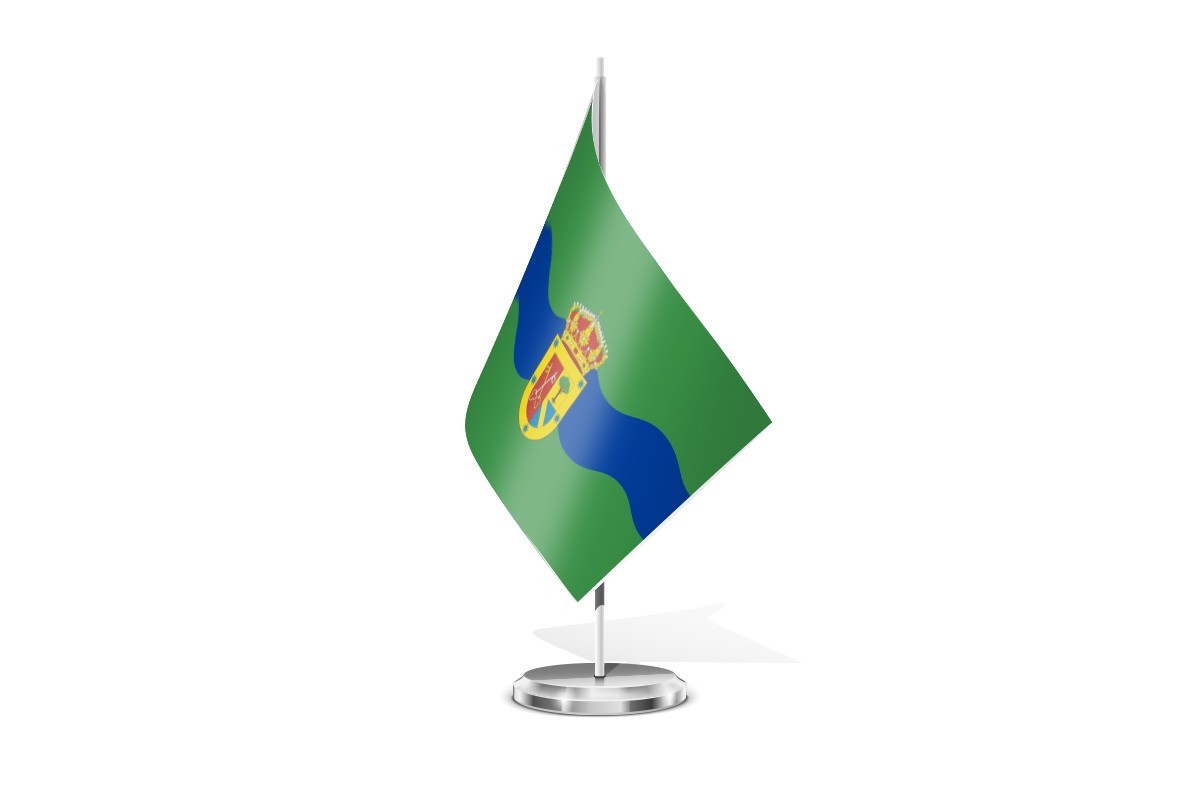 Bandera de mesa de Villeguillo