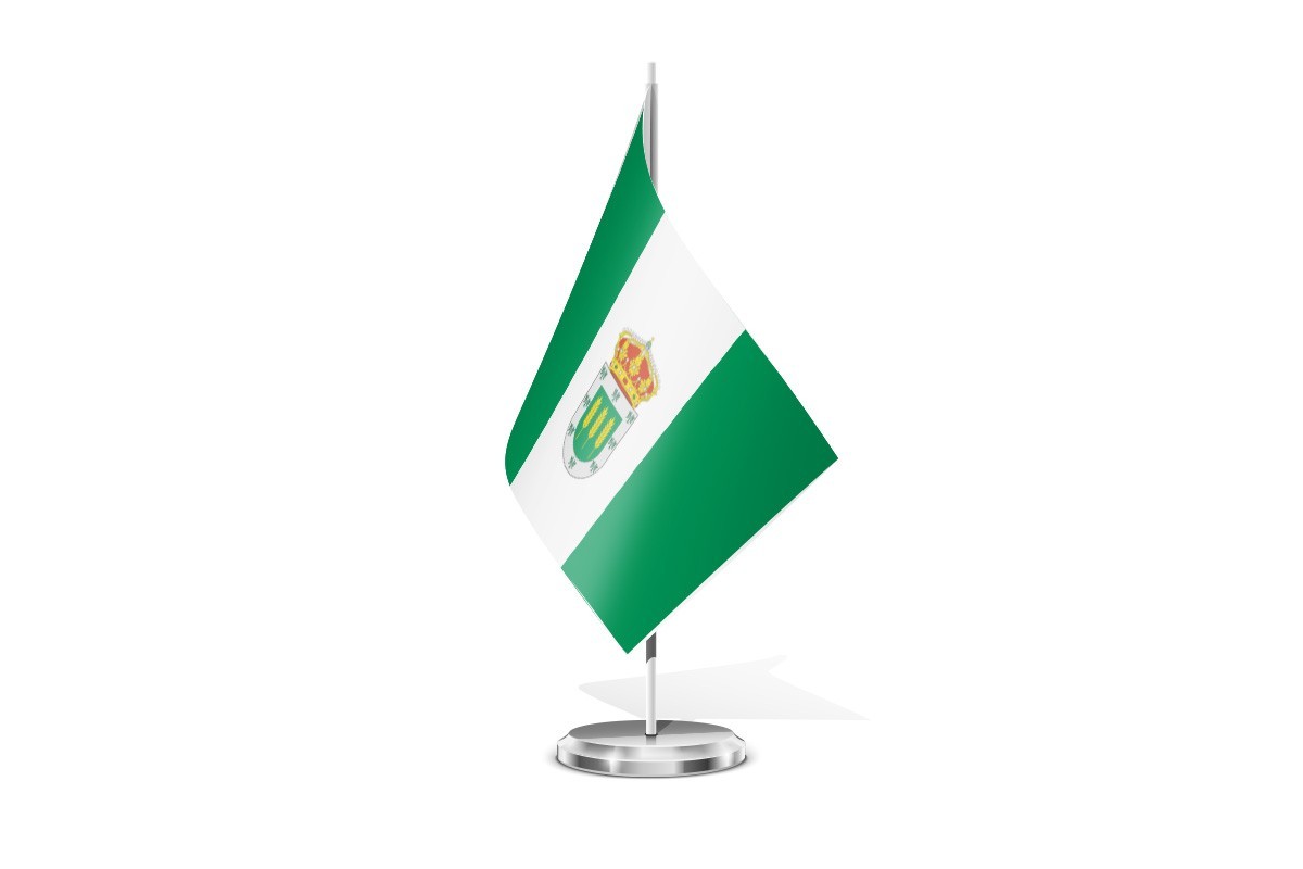 Bandera de mesa de Zarzuela del Monte