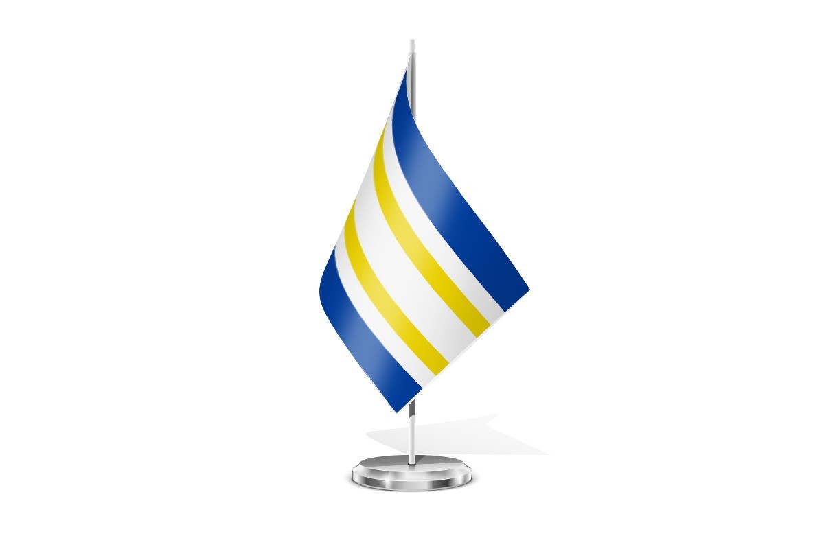 Bandera de mesa de Arcos de la Polvorosa