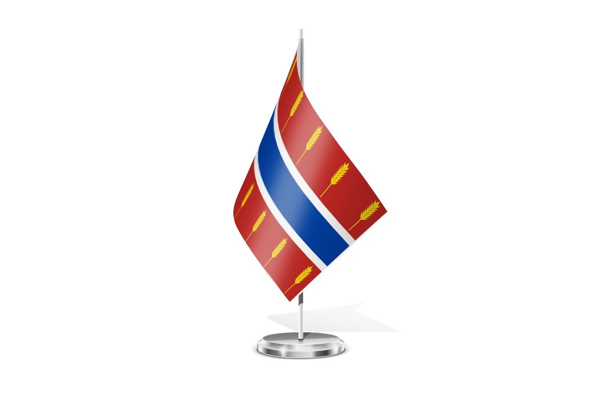 Bandera de mesa de Benegiles