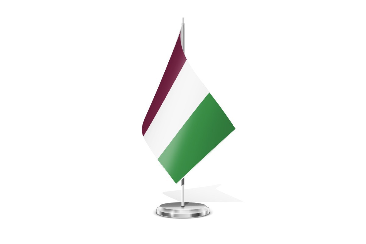 Bandera de mesa de Cazurra