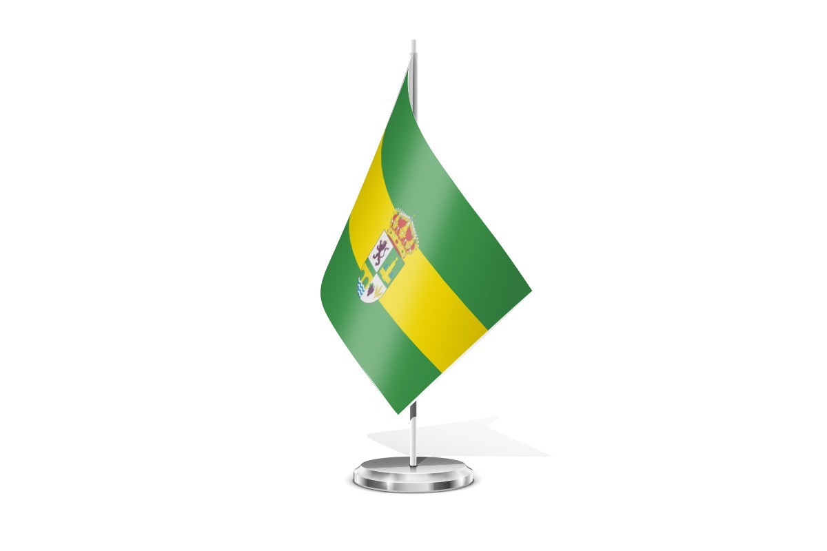 Bandera de mesa de Fuentes de Ropel
