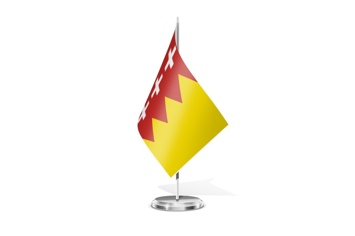 Bandera de mesa de Justel
