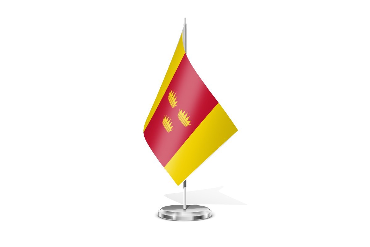 Bandera de mesa de Moreruela de los Infanzones