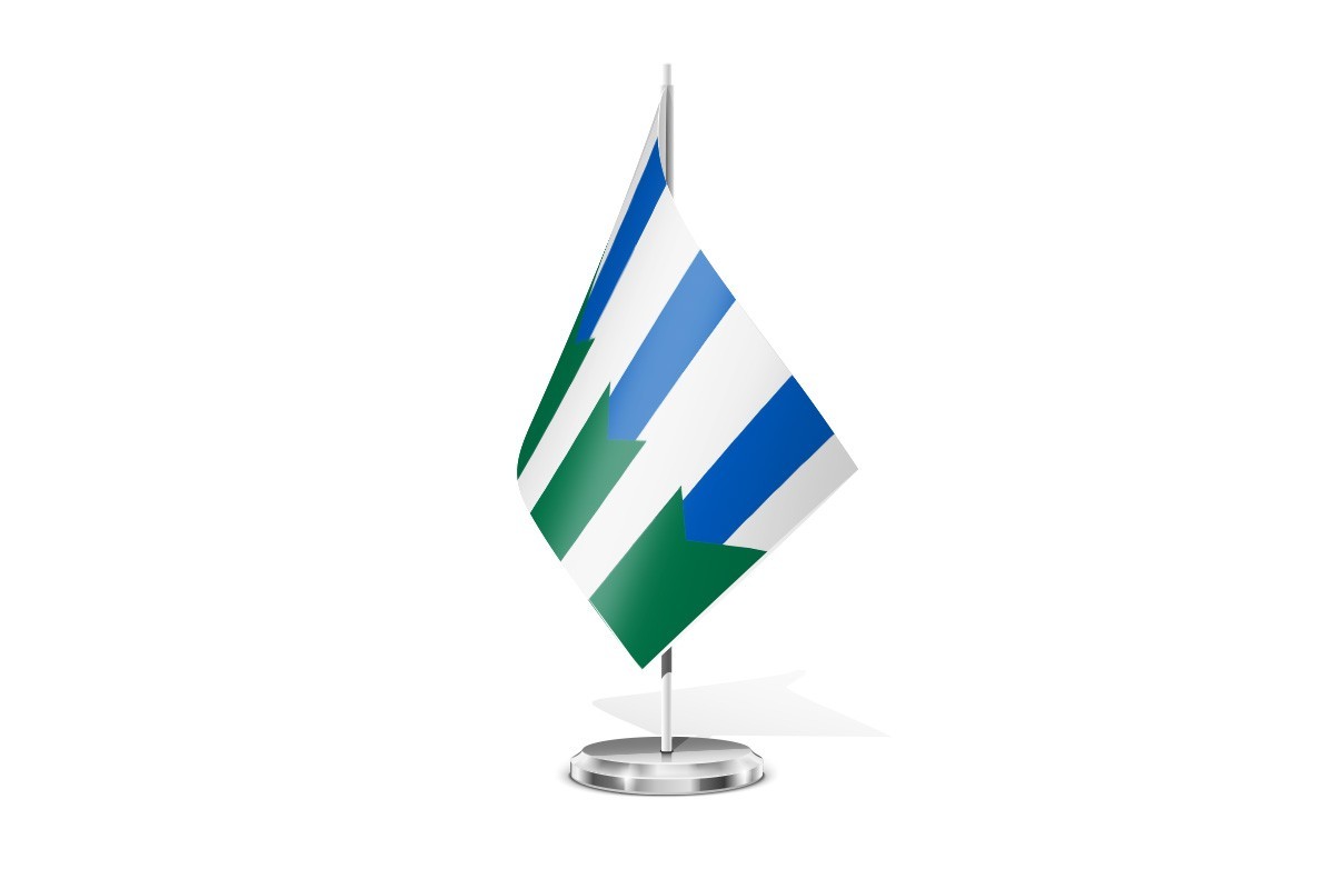Bandera de mesa de Pedralba de la Pradería