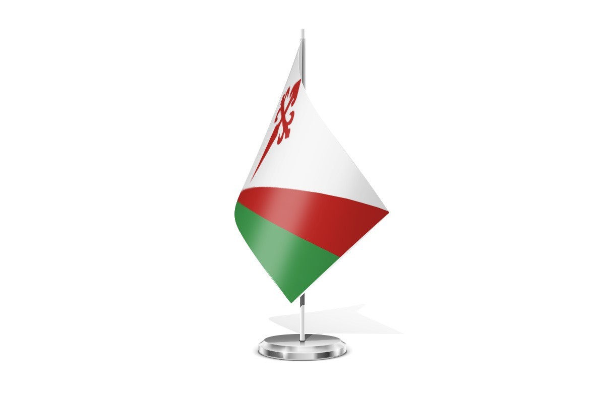 Bandera de mesa de Peñausende