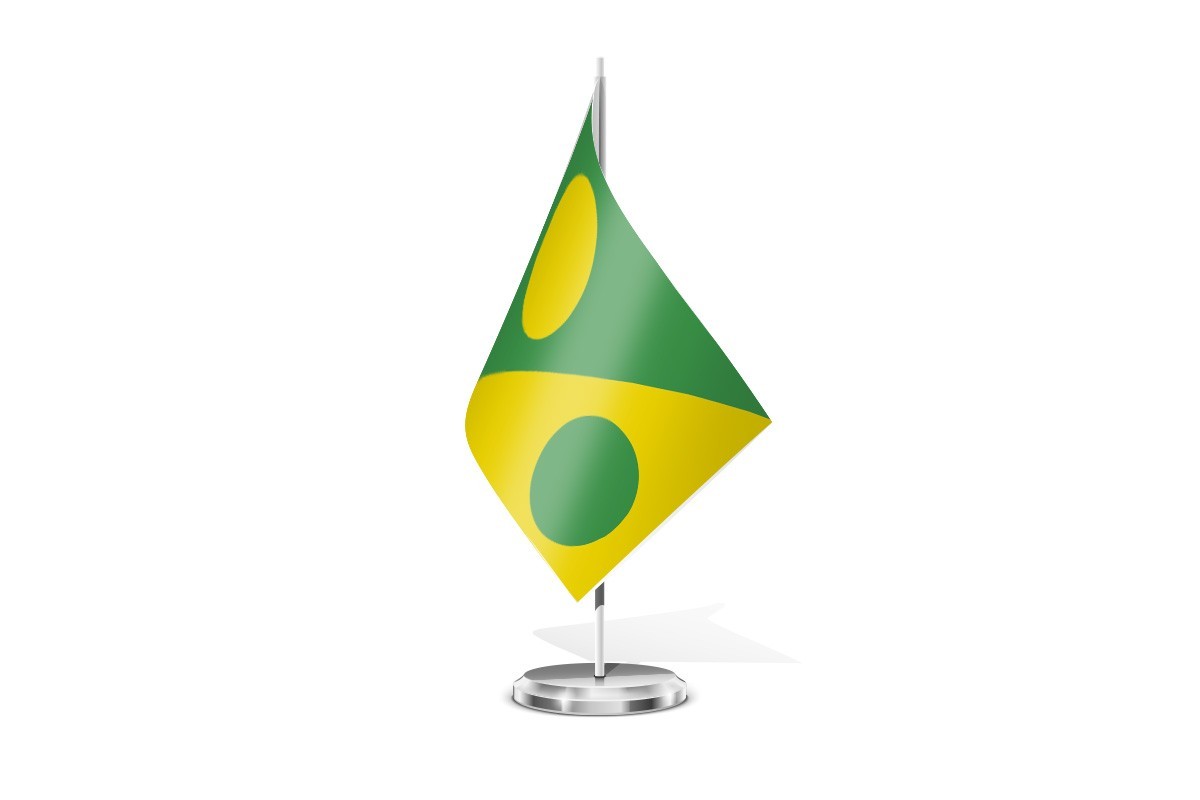 Bandera de mesa de Quiruelas de Vidriales