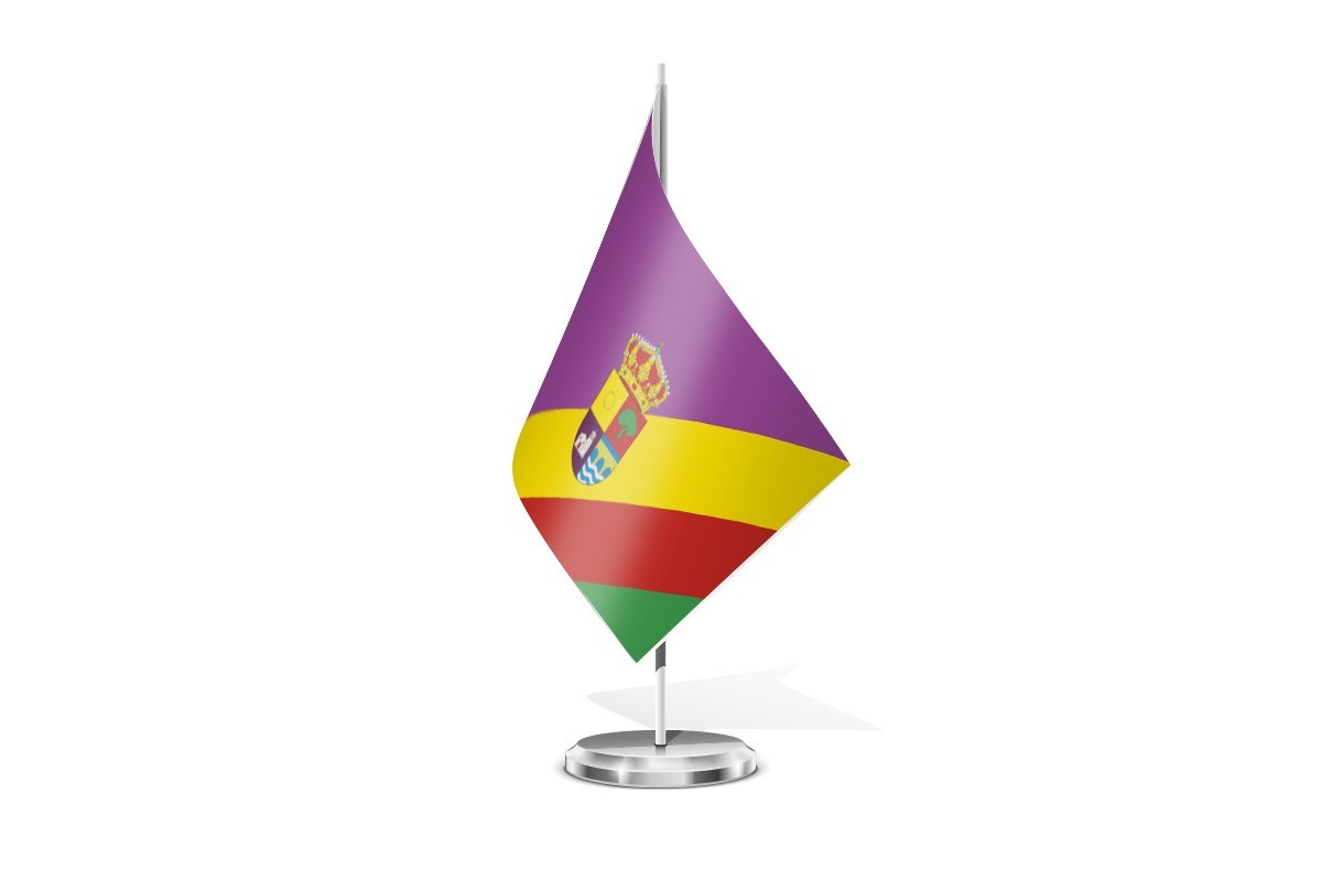 Bandera de mesa de Roelos de Sayago