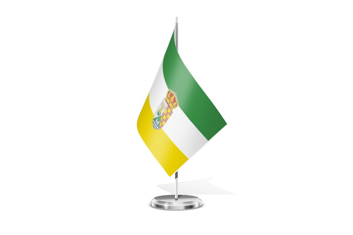 Bandera de mesa de San Miguel de la Ribera