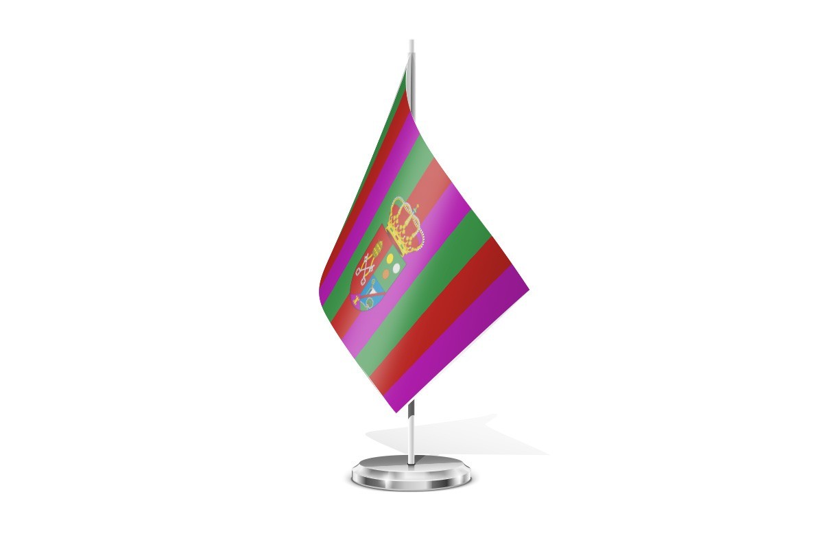 Bandera de mesa de San Pedro de Ceque