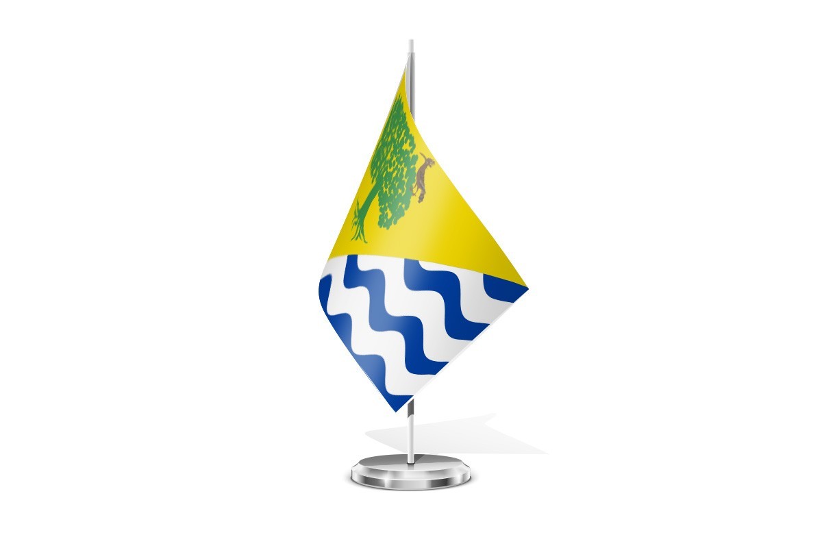 Bandera de mesa de Santa Cristina de la Polvorosa