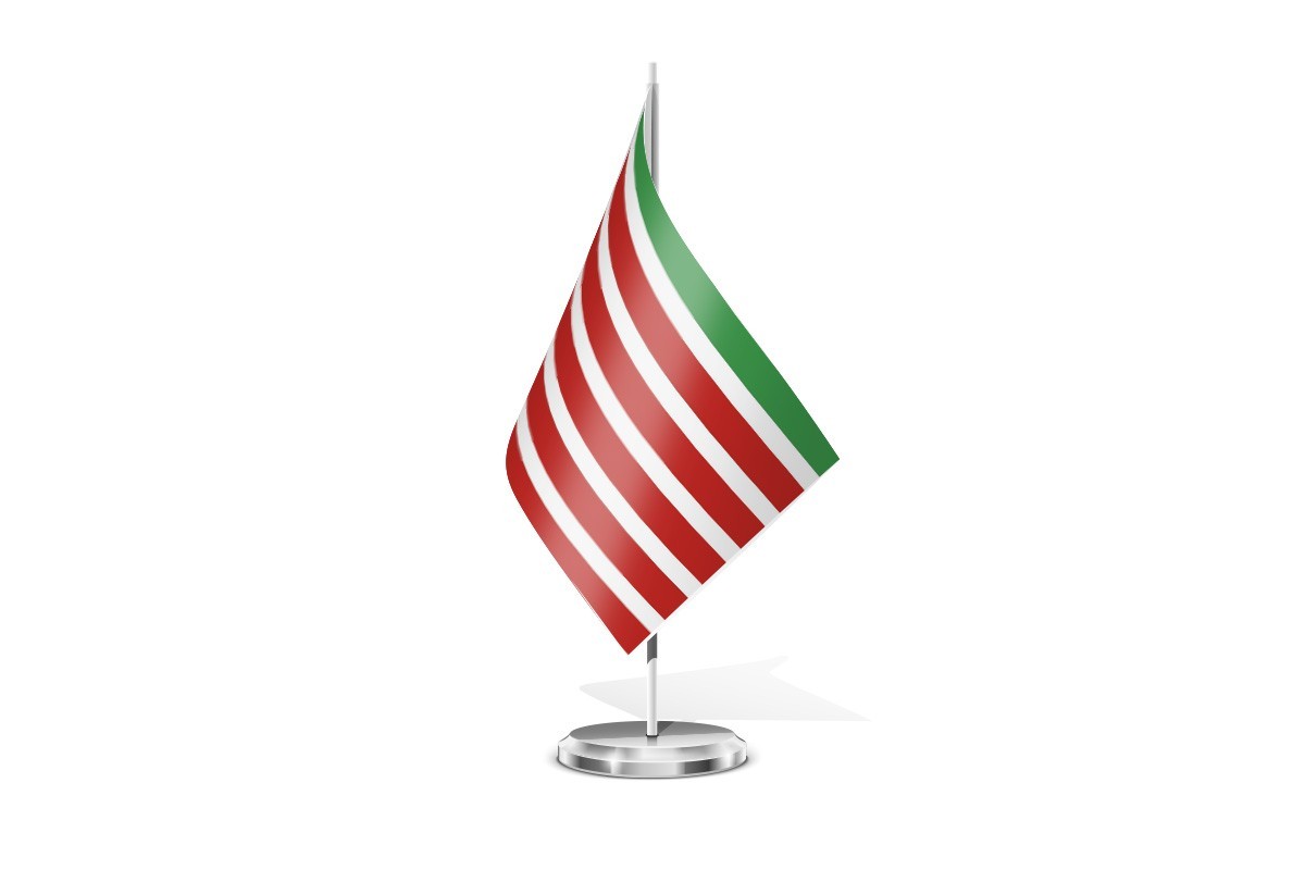 Bandera de mesa de Trabazos