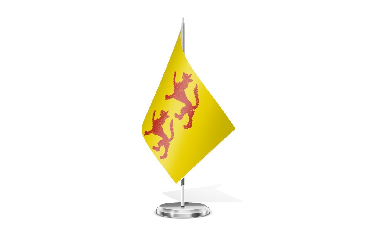 Bandera de mesa de Villalobos