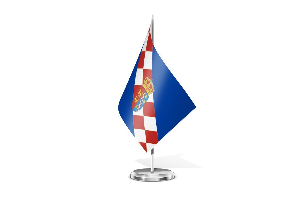 Bandera de mesa de Villalube