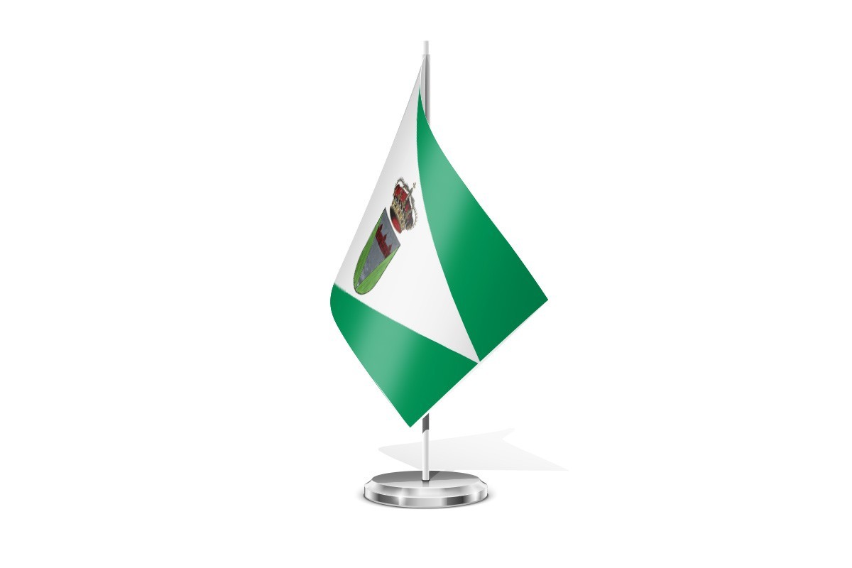 Bandera de mesa de Villanueva del Campo