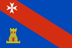 Bandera de mesa de Binéfar