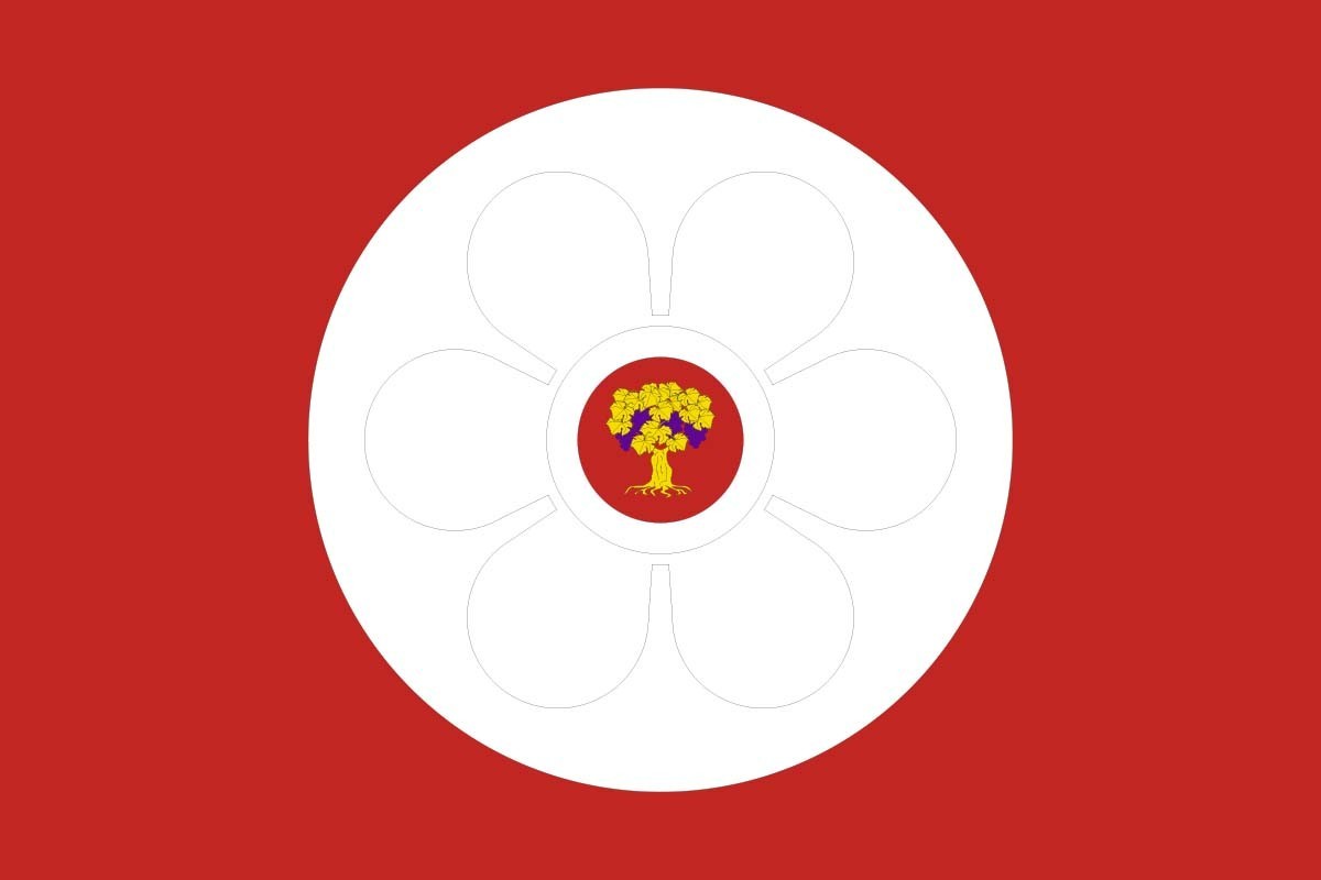 Bandera de mesa de Salas Altas