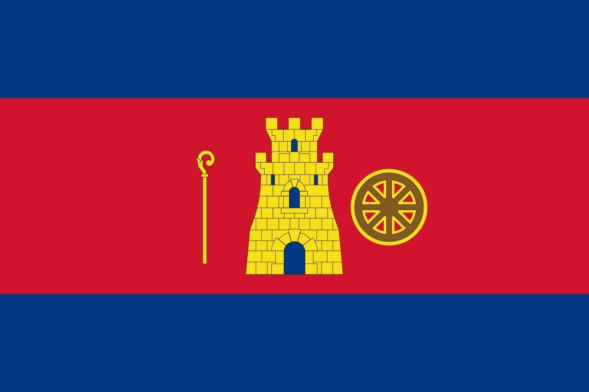 Bandera de mesa de Alborge