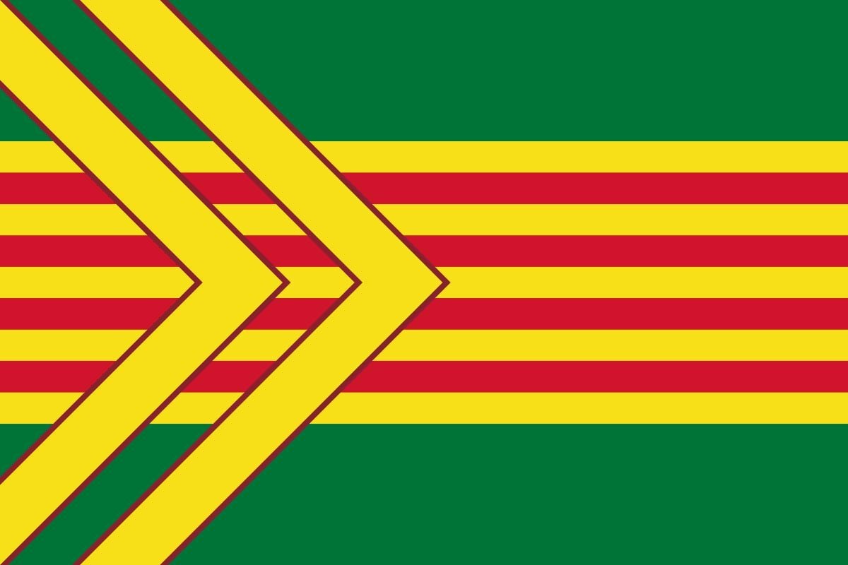 Bandera de mesa de Atea