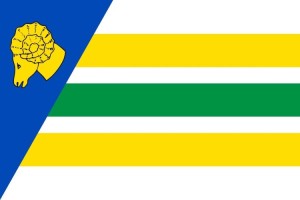 Bandera de mesa de Buste