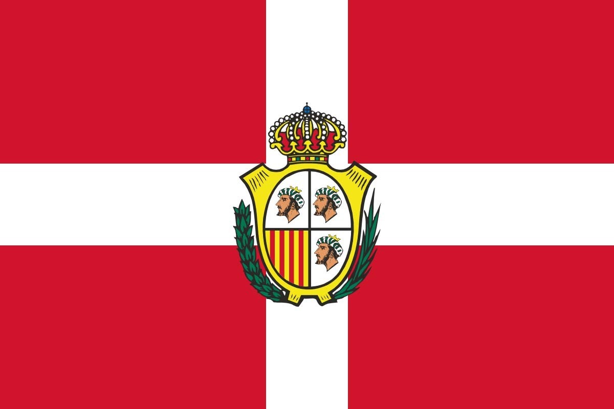 Bandera de mesa de Caspe Bandera de mesa de Caspe