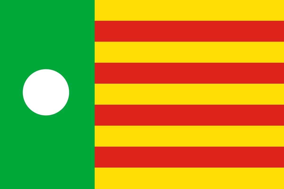 Bandera de mesa de Erla