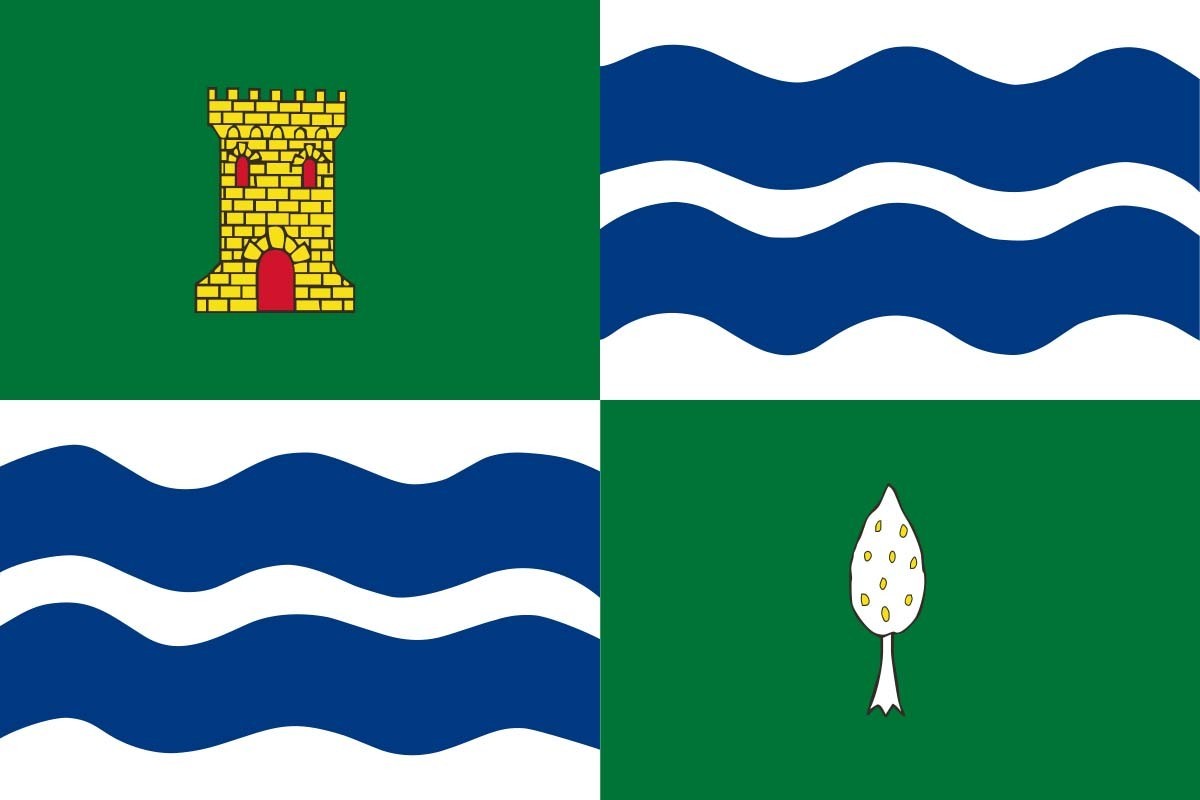 Bandera de mesa de Mequinenza