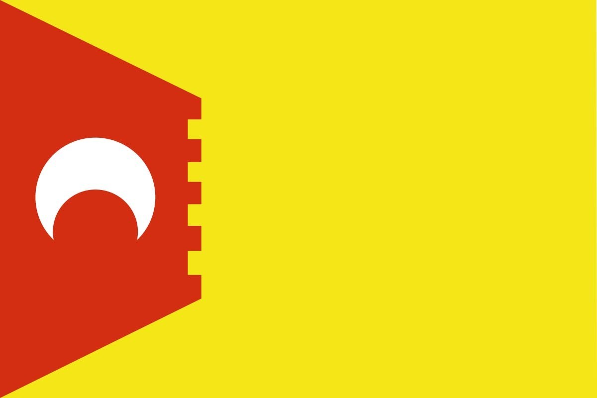 Bandera de mesa de Mesones de Isuela