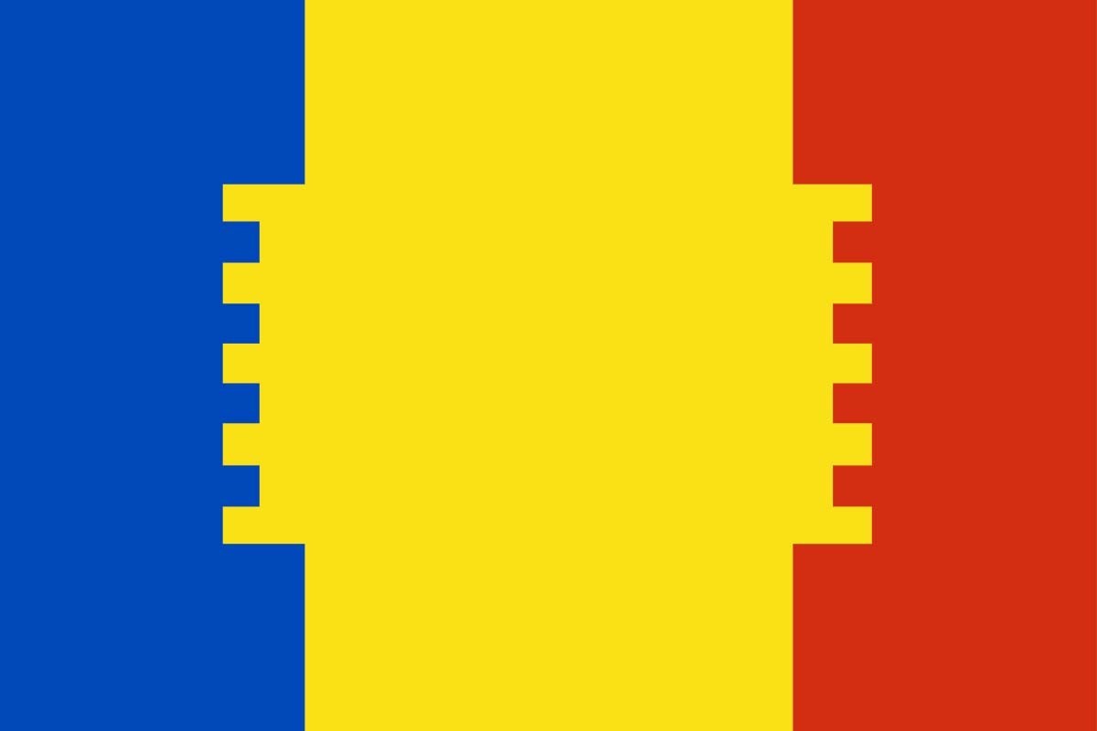 Bandera de mesa de Murillo de Gállego