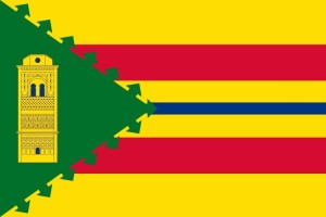 Bandera de mesa de Romanos Bandera de mesa de Romanos