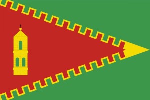 Bandera de mesa de Ruesca