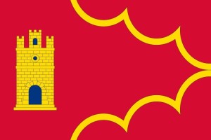 Bandera de mesa de Salvatierra de Esca