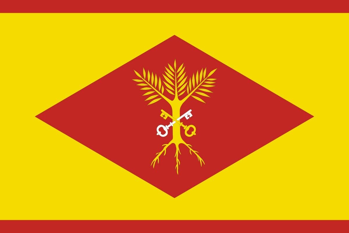 Bandera de mesa de Samper del Salz