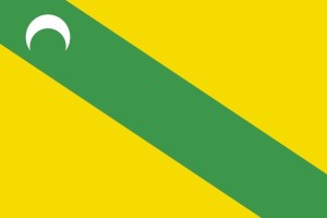 Bandera de mesa de Sierra de Luna