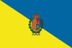 Bandera de mesa de Sos del Rey Católico