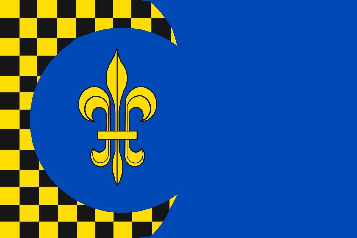 Bandera de mesa de Torres de Berrellén