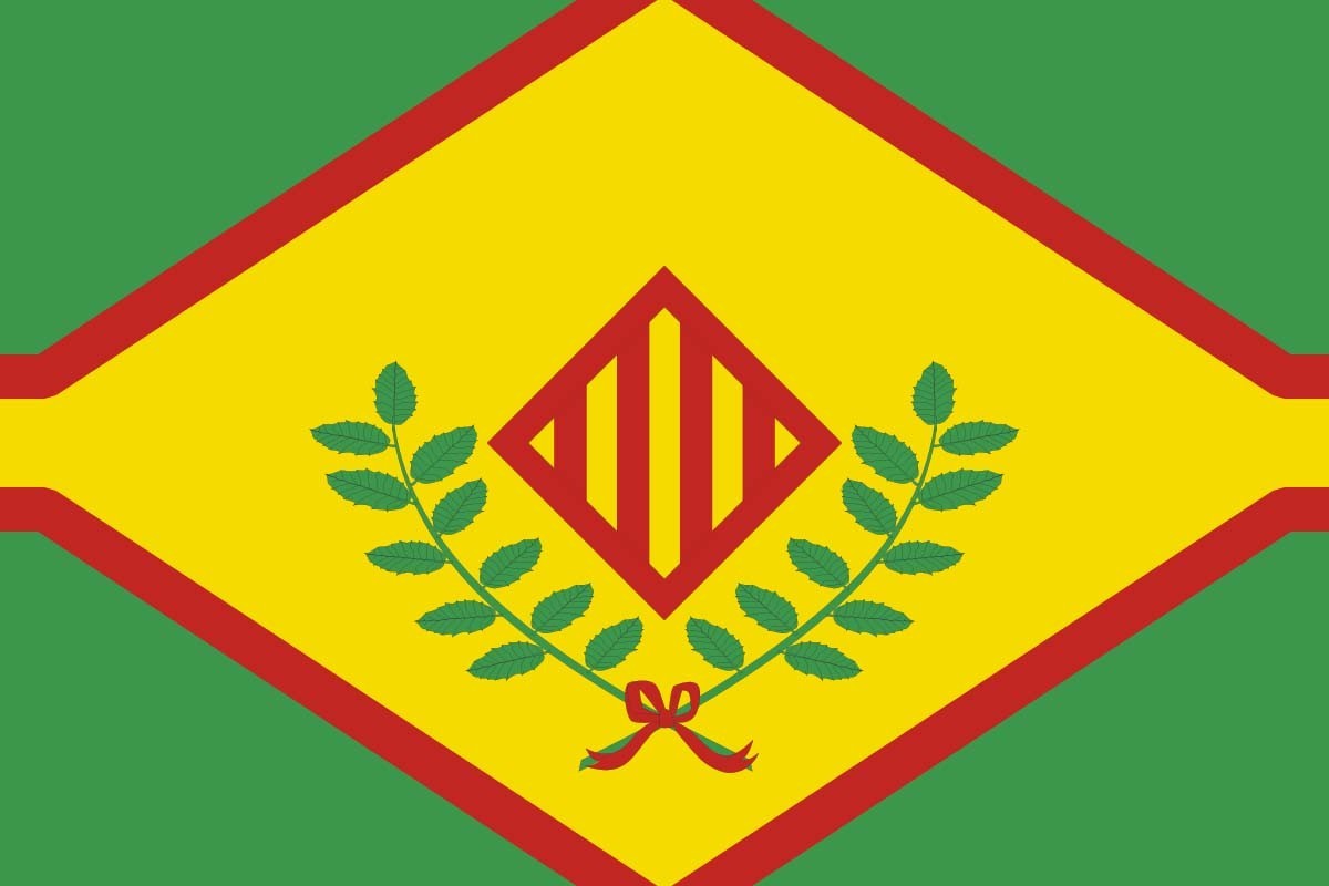 Bandera de mesa de Used