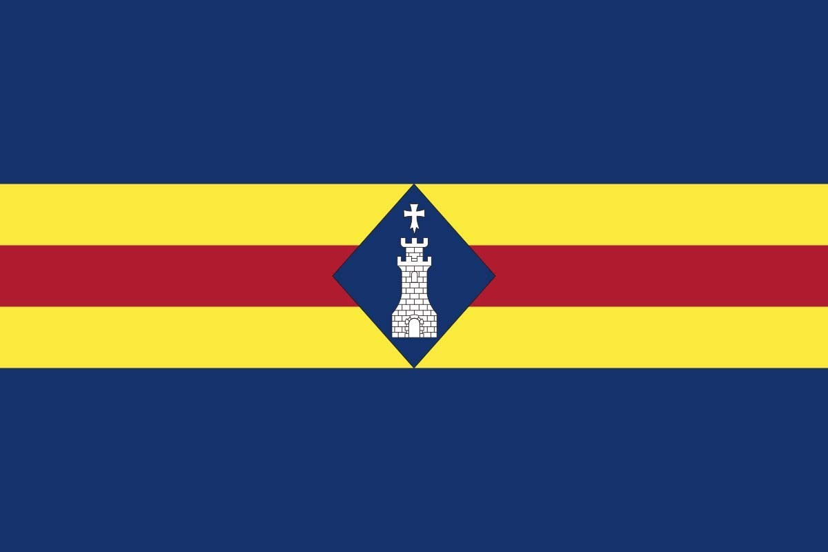 Bandera de mesa de Valpalmas