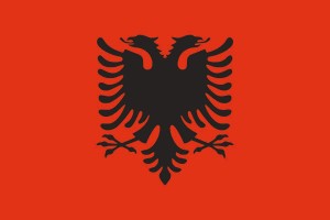 Bandera de Albania de alta calidad para exterior 123