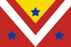 Bandera de mesa de Villalba de Perejil Bandera de mesa de Villalba de Perejil