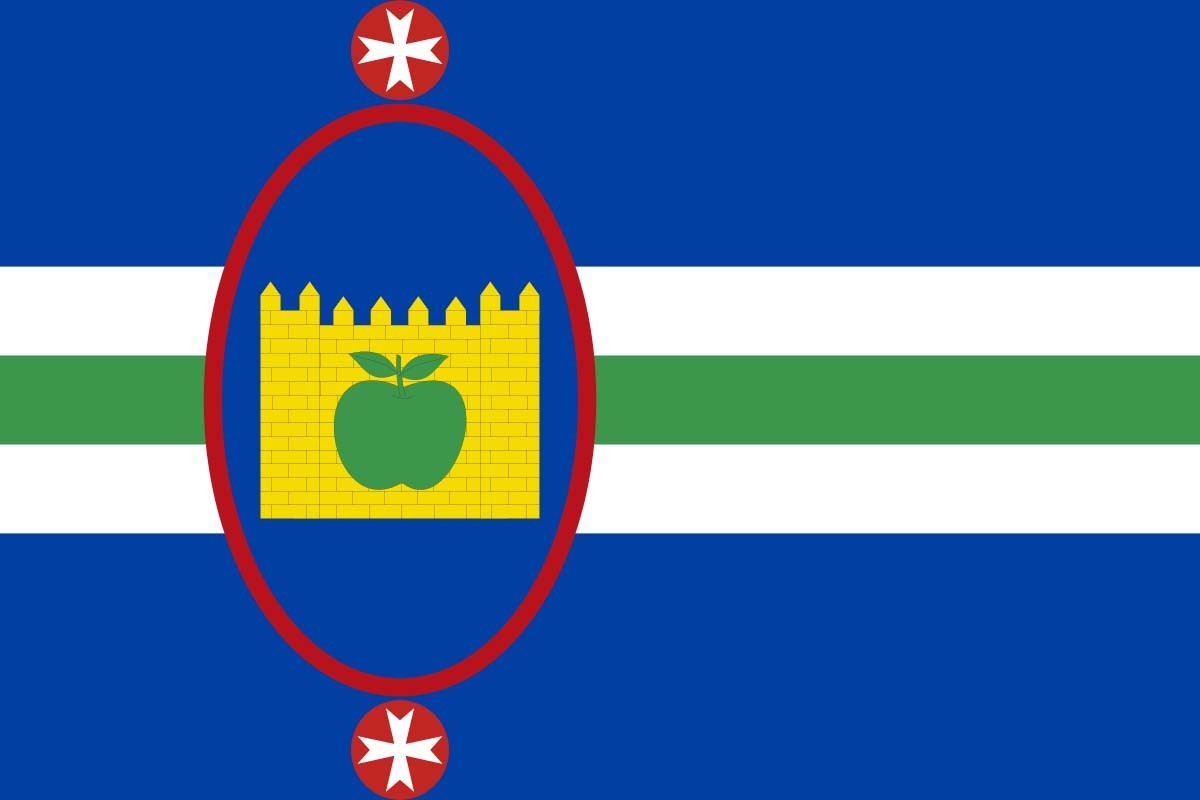 Bandera de mesa de Villalengua