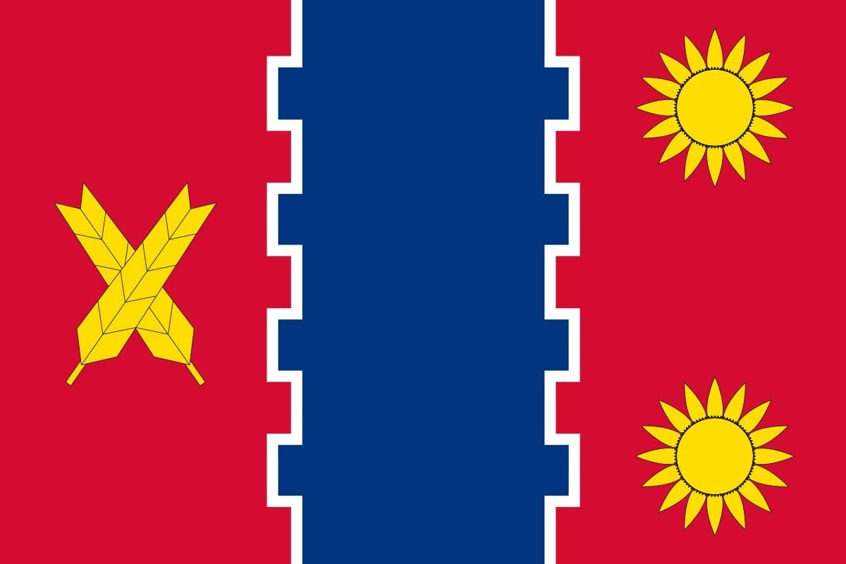 Bandera de mesa de Villarroya del Campo