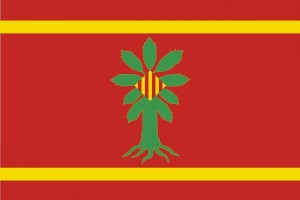 Bandera de mesa de Vistabella